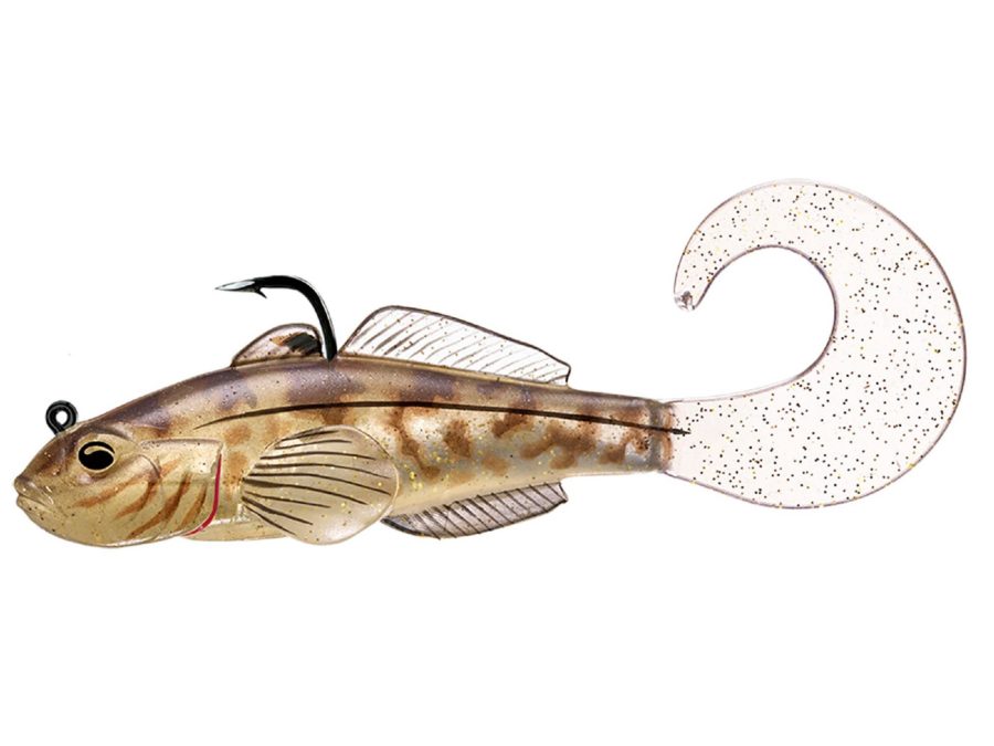 Goby Single Tail – Freshwater, 3 5-8″, #2-0 Hook, Variable Depth, Natural