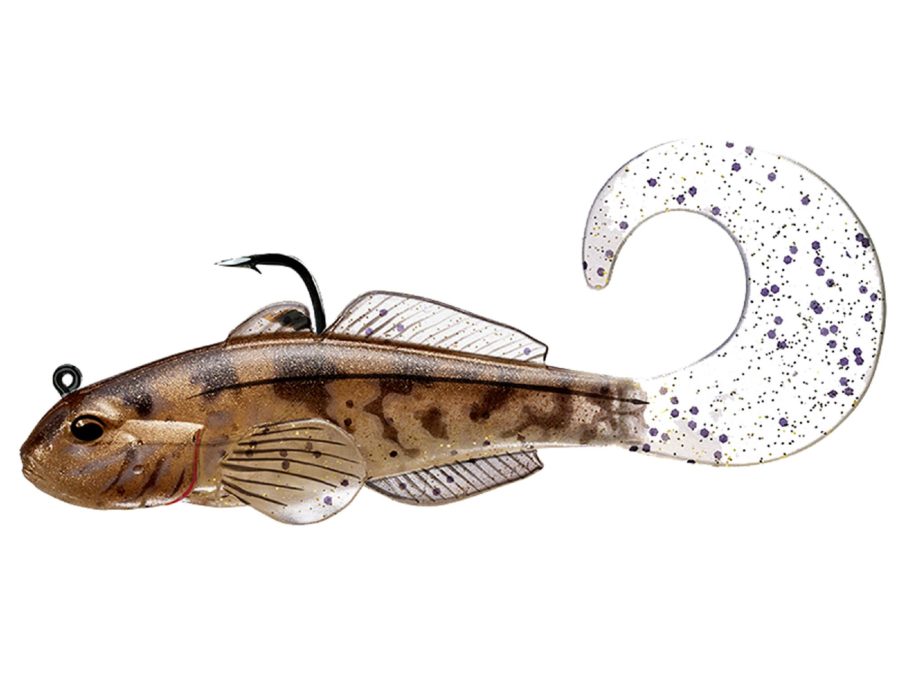 Goby Single Tail – Freshwater, 3 5-8″, #2-0 Hook, Variable Depth, Natural-Bronze