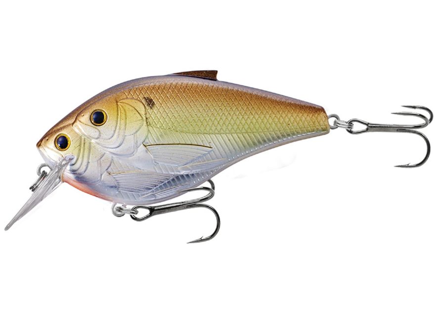 Threadfin Shad Squarebill – Freshwater, 3″,  #1 Hook, 4′-5′ Depth, Metallic Olive-Copper