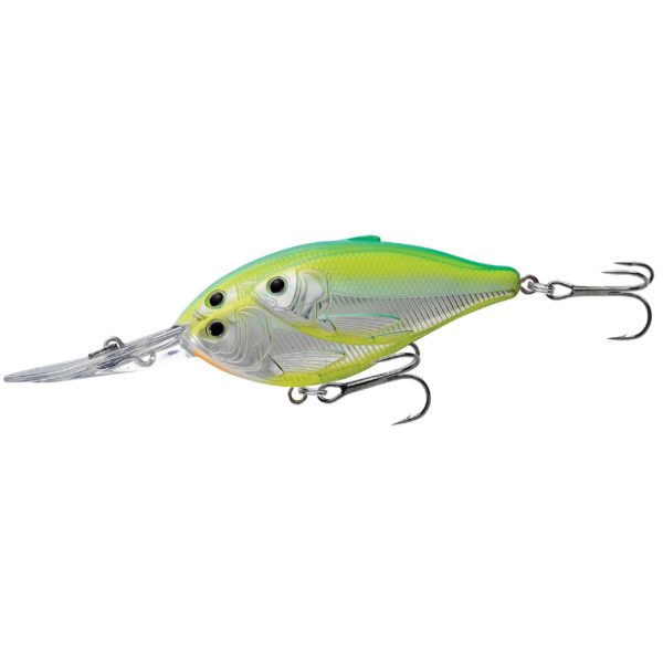 Threadfin Shad Crankbait – Freshwater, 2 3-4″, #4 Hook, 12′ Depth, Metallic Citrus Shad