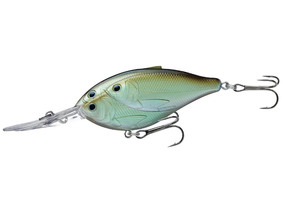 Threadfin Shad Crankbait – Freshwater, 3″, #2 Hook, 16′ Depth, Ghost-Green