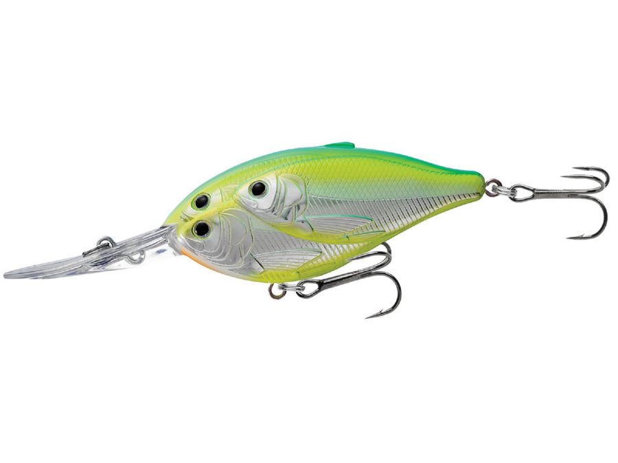 Threadfin Shad Crankbait – Freshwater, 3″, #2 Hook, 16′ Depth, Metallic Citrus Shad