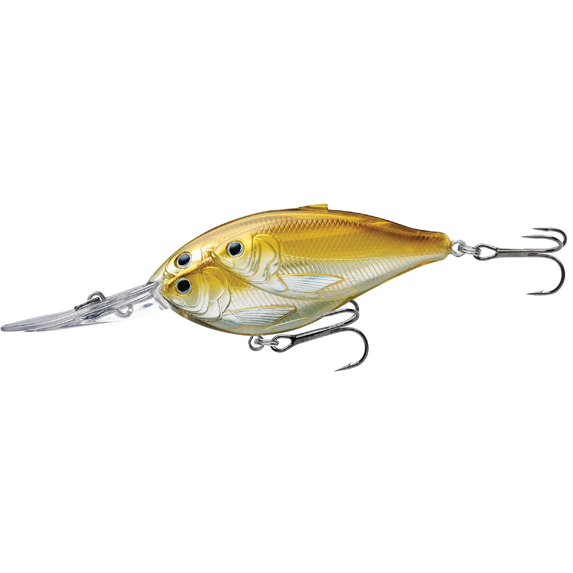 Threadfin Shad Crankbait Freshwater, 3″, 2 Hook, 16′ Depth, Metallic