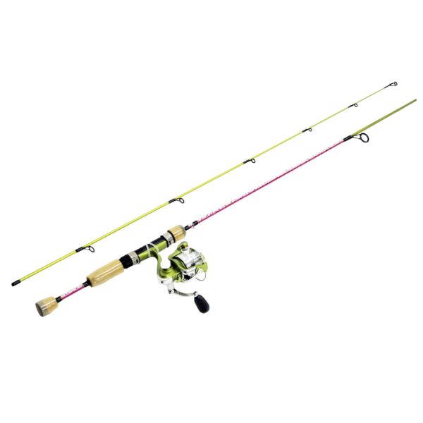 Fish Skins Spinning Combo 5’6″ Length, 2pc, 5.2:1 Gear Ratio, 3BB+1RB Bearings