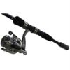 D-Shock Freshwater Spinning Combo – 2 Bearings, 6’6″, Length, 2 Piece Rod, Medium Power, Fiberglass Blank Material 10295