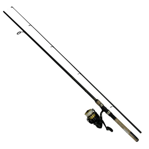 D-Shock Freshwater Spinning Combo – 3000, 7′ Length, 2 Piece Rod, 6-14 lb Line Rating, Medium Power