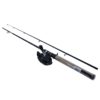 D-Turbo Spincast PMC Combo – 4.3:1 Gear Ratio, 6′ Length, 2pc Rod, 8-16 lb Line Rating, Medium Power