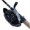 D-Turbo Spincast PMC Combo – 5.5:1 Gear Ratio, 6’6″ 2 Piece Rod, 10-20 lb Line Rating, Ambidextrous 10326