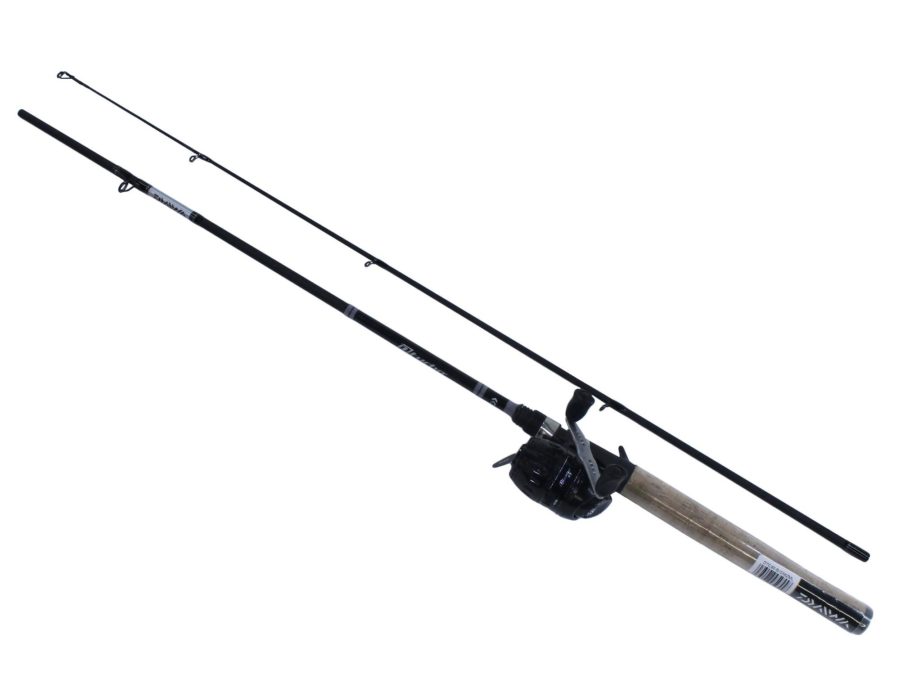 D-Turbo Spincast PMC Combo – 4.3:1 Gear Ratio, 5’6″ Length, 2pc Rod, 6-12 lb Line Rate, Medium-Light Power