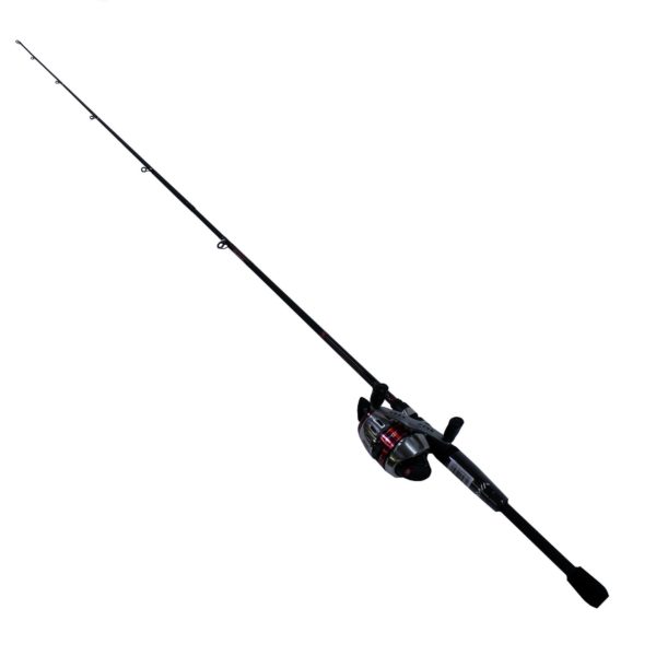 D-Turbo Spincast PMC Combo – 5.5:1 Gear Ratio, 6’6″ Length, 2pc Rod, 10-20 lb Line Rate, Medium-Heavy Power