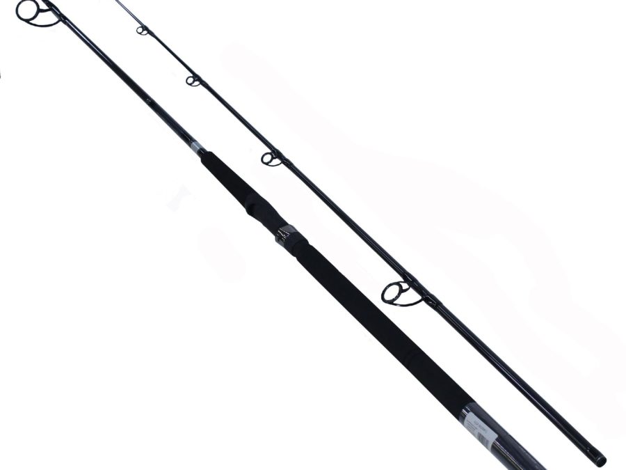Emcast Surf Spinning Rod – 8′ Length, 2 Piece Rod, 12-20 lb Line Rate, 3-4-3 oz Lure Rate, Medium Power