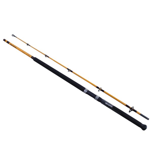 FT Conventional Boat Rod – 7′ Length, 2 Piece Rod, 20-40 lb Line Rating, Medium-Heavy Power
