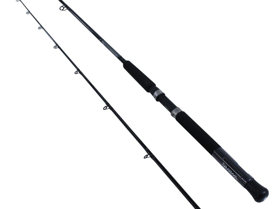 Great Lake Trolling Rod – 8′ Length, 2 Piece Rod, 8-17 lb Line Rating, Medium-Light Power, Fast Action