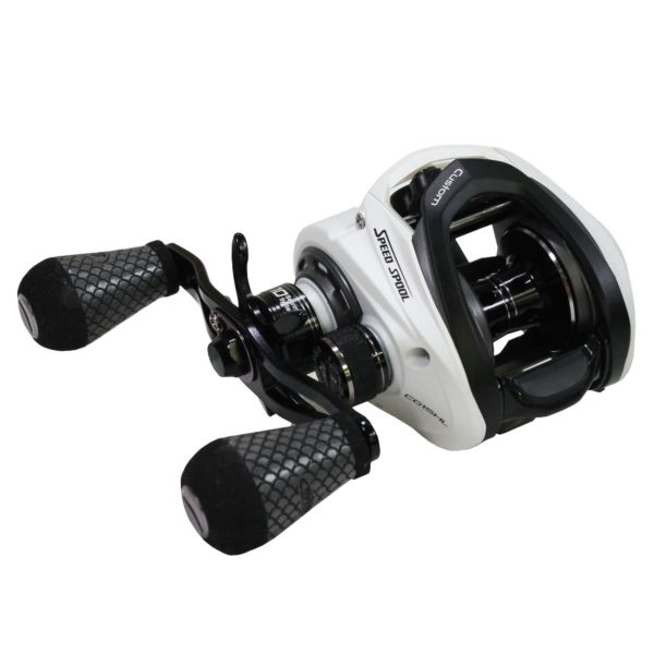 Custom Speed Spool MSB Casting Reel – 7.5:1 Gear Ratio, 10 Bearings, 14 lb Max Drag, Left Hand