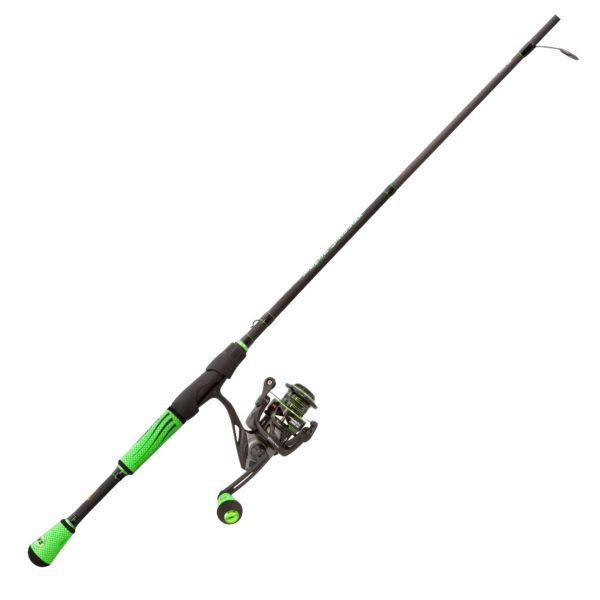 Mach II Spinning Combo – 6.2:1 Gear Ratio, 10 Bearings, 6’9″ 1 Piece, Medium-Fast Power. Ambidextrous