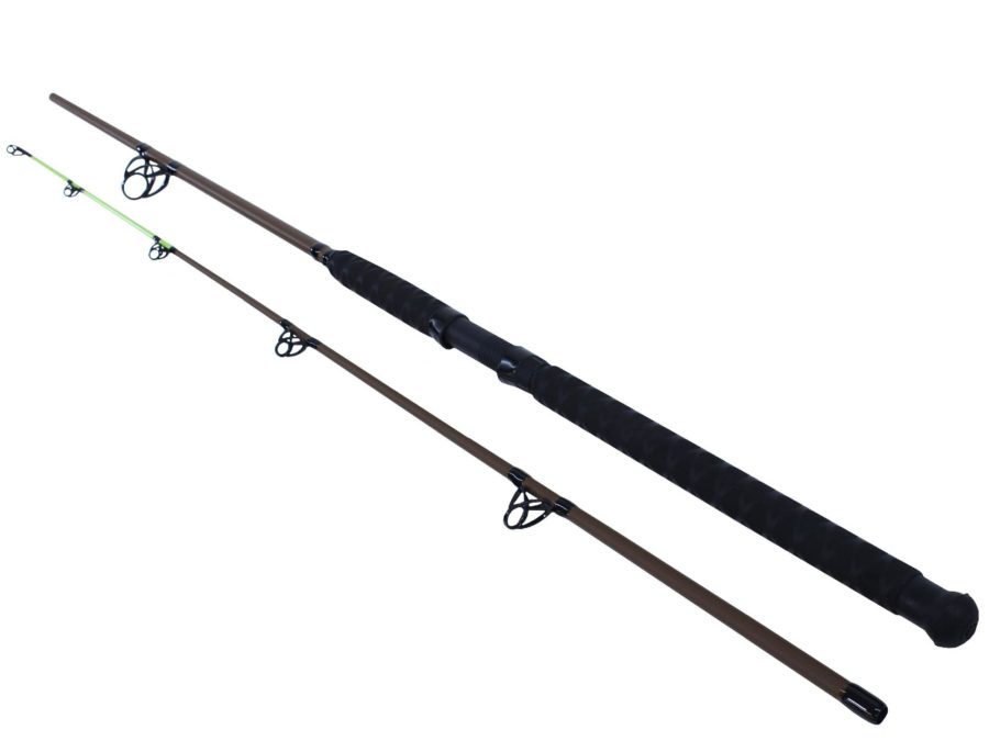 Mudcat Spinning Rod – 8′ Length, 2 Piece Rod, 12-25 lb Line Rate, 1-4 oz Lure Rate, Medium-Heavy Power