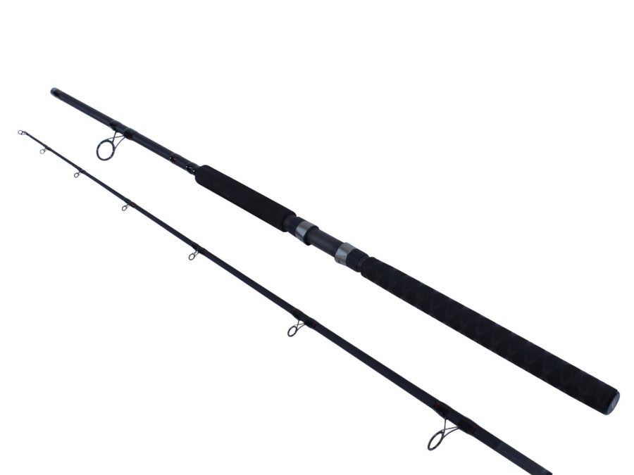 ECAT Spinning Rod – 7’6″ Length, 2pc Rod, 12-30 lb Line Rate, 1-4 oz Lure Rate, Medium-Heavy Power