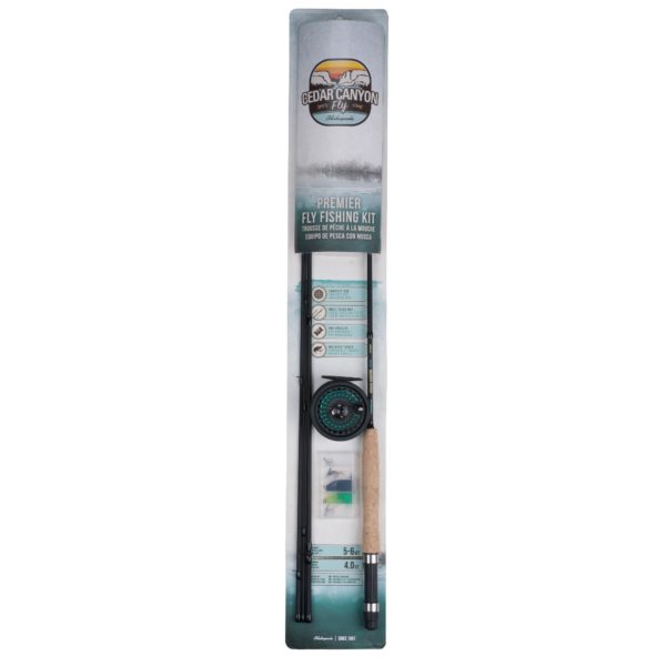 Cedar Canyon Premier Kit – 9′ Length, 4 Piece Rod, 7-8wt Line Rating, Ambidextrous