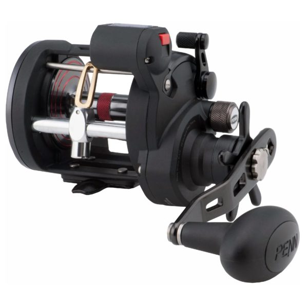 Warfare Level Wind Conventional Reel – 30 Reel Size, 3.9:1 Gear Ratio, 27″ Retrieve Rate, 3 Bearings, Right Hand