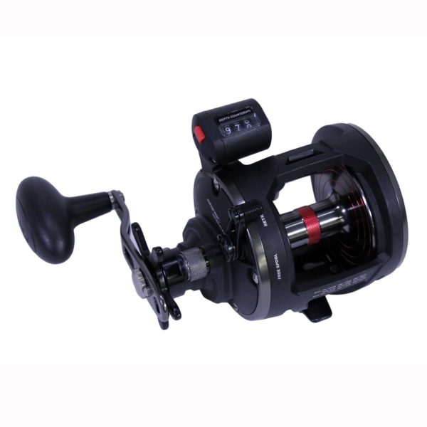 Warfare Level Wind Conventional Reel – 30 Reel Size, 3.9:1 Gear Ratio, 27″ Retrieve Rate, 3 Bearings, Left Hand