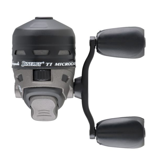 Synergy Ti Spincast Reel – 4 Reel Size, 4.4:1 Gear Ratio, 2 Bearings, 4 lb Pre-Spooled, Ambidextrous