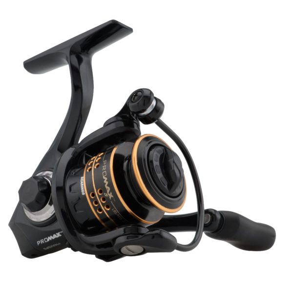 Pro Max Spinning Reel – 5, 5.2:1 Gear Ratio, 7 Bearings, 20 1-2″ Retrieve Rate, Ambidextrous
