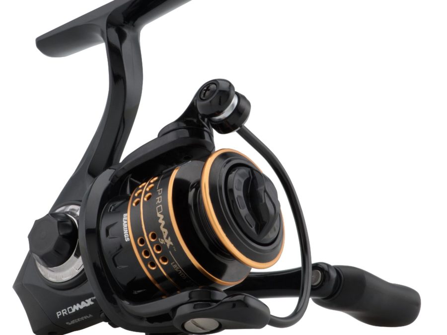 Pro Max Spinning Reel – 10, 5.2:1 Gear Ratio, 7 Bearings, 21″ Retrieve Rate, Ambidextrous, Boxed