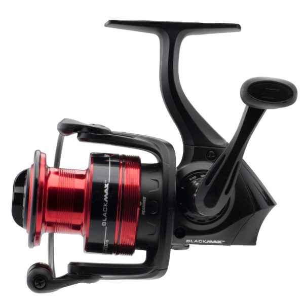 Black Max Spinning Reel – 30, 5.1:1 Gear Ratio, 4 Bearings, 29″ Retrieve Rate, Ambidextrous, Clam Pack