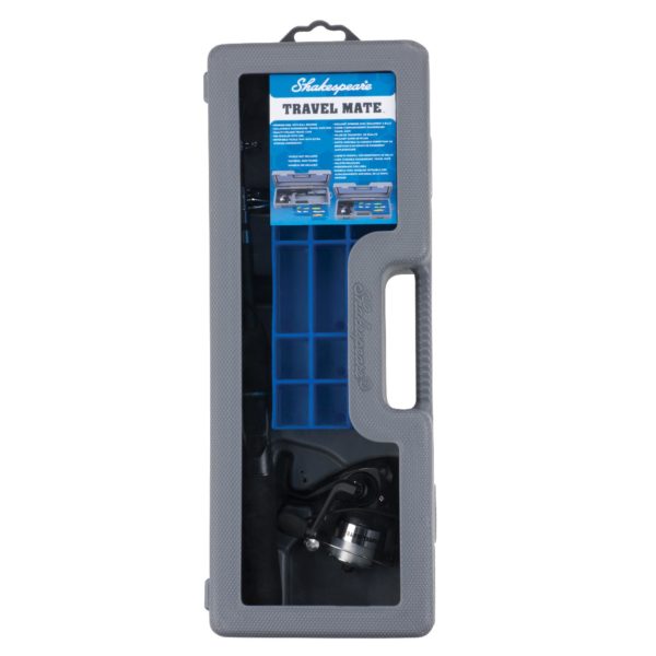 Travel Mate Spinning Kit – 1 Bearing, 6’6″ Length, Telescopic, 6-12 lb Line Rating, Medium Power