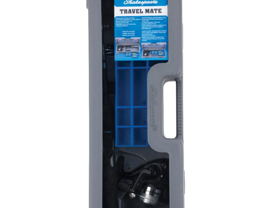 Travel Mate Spinning Kit – 1 Bearing, 6’6″ Length, Telescopic, 6-12 lb Line Rating, Medium Power