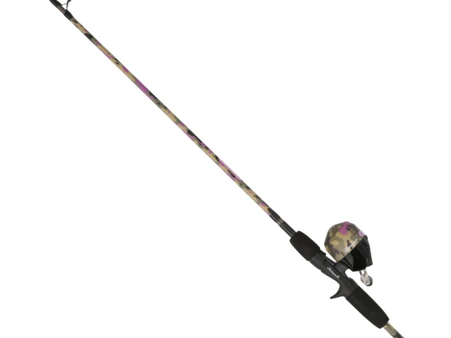 Lady Recurit Spincast Combo – 6 Reel Size, 5’6″ 2pc Rod, 6-12 lb Line Rate, Medium Power