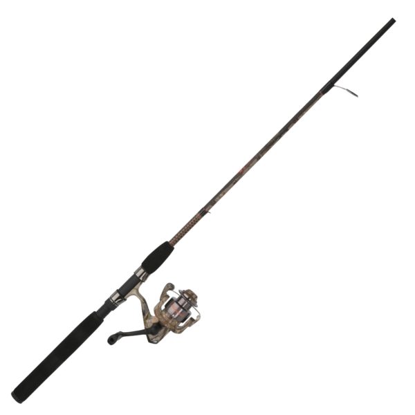Ugly Stik Camo Spinning Combo – 25 Reel Size, 2 Bearings, 5′ 2pc Rod, 4-10 lb Line Rating, Light Power