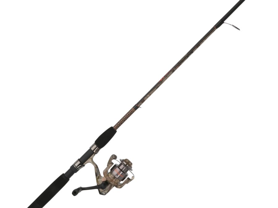Ugly Stik Camo Spinning Combo – 25 Reel Size, 2 Bearings, 5′ 2pc Rod, 4-10 lb Line Rating, Light Power