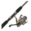 Ugly Stik Camo Spinning Combo – 25 Reel Size, 2 Bearings, 5′ 2pc Rod, 4-10 lb Line Rating, Light Power 12234