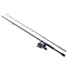 Silver Max Spinning Combo – 40, 5.1:1 Gear Ratio, 7′ Length, 2 Piece Rod, 8-17 lb Line Rate, Medium Power
