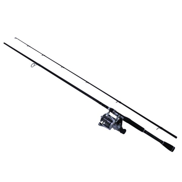 Silver Max Spinning Combo – 40, 5.1:1 Gear Ratio, 7′ Length, 2 Piece Rod, 8-17 lb Line Rate, Medium Power