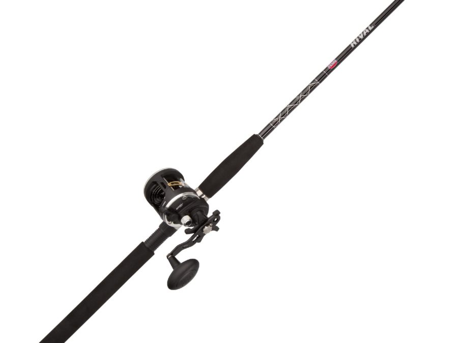Rival Level Wind Conventional Reel – 15, 5.1:1 Gear Ratio, 5′ 1pc Rod, 20-30 Line Rate, Medium Power