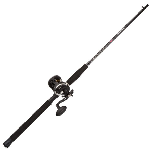 Rival Level Wind Conventional Reel – 30, 3.9:1 Gear Ratio, 6’6″ 1pc Rod, 20-50 Line Rate, Medium-Heavy Power