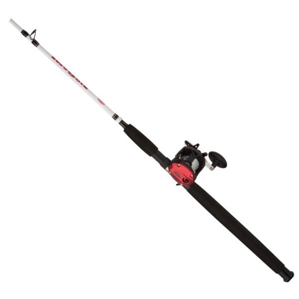 Big Game Baitcast Combo – 5.1:1 Gear Ratio, 1 Bearing, 6’6″ Length, 1 Piece Rod, Medium Power, Right Hand