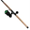 ECAT Spinning Combo – 5.2:1 Gear Ratio, 5 Bearings, 7’6″ 1pc Rod, Medium-Heavy Power, Ambidextrous 12380