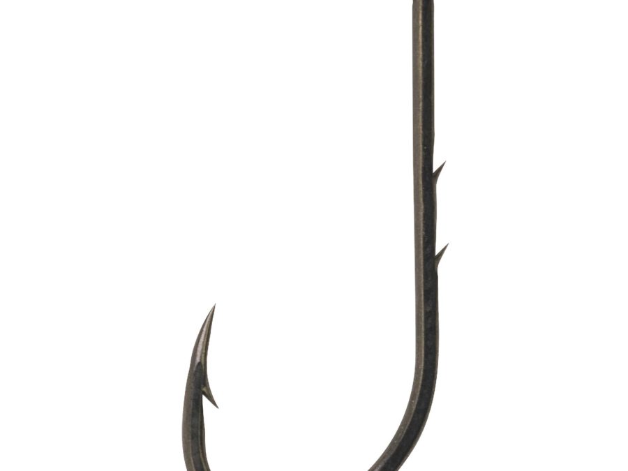 Fusion19 Baitholder Hooks – Size 1-0 Hook, Smoke Satin, Per 6