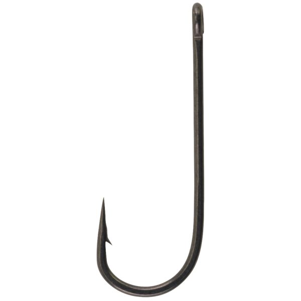 Fusion19 Aberdeen Hooks – Size 1-0 Hook, Smoke Satin, Per 6