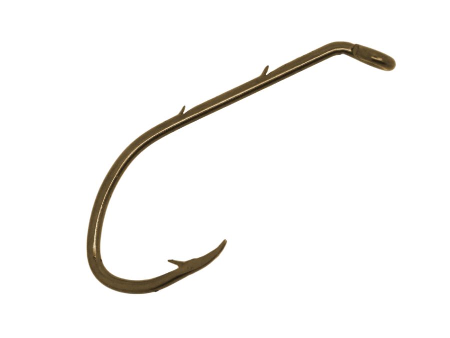 ProV Bend Bait Holder Down Eye – Size 1-0, Bronze