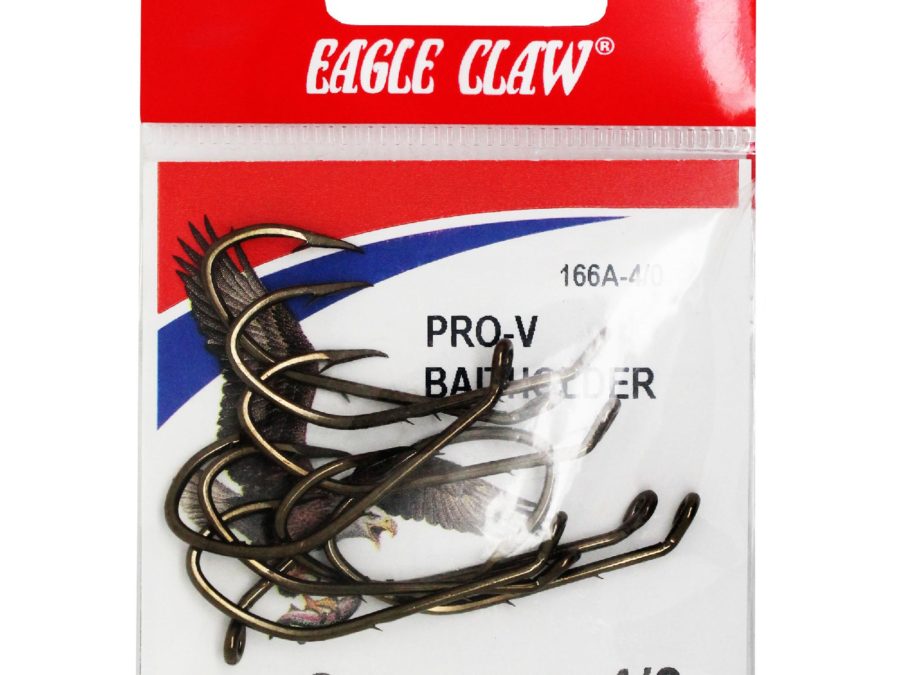 ProV Bend Bait Holder Down Eye – Size 4-0, Bronze