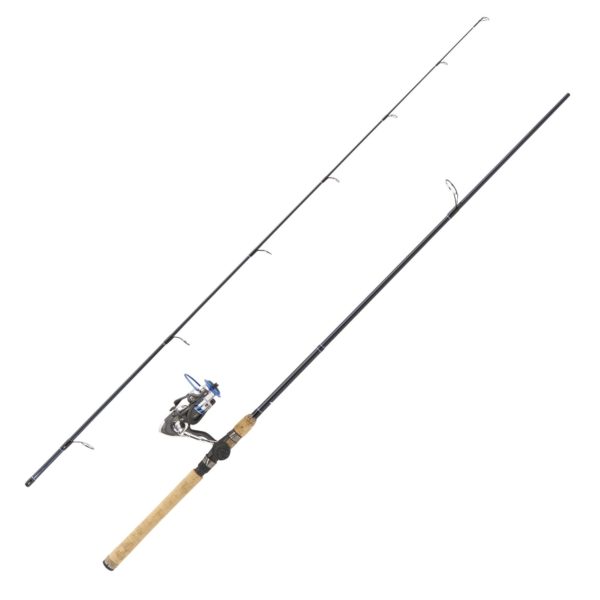 Diamond Series IM-6 Graphite Spinning Rod – Combo, 7’6″ Length, 2 Piece, Medium Heavy Power