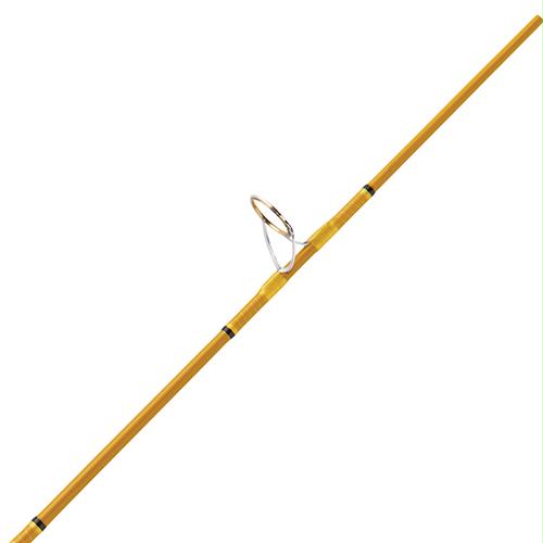 Crafted Glass Spinning Rod 6′ Length, 2 Piece, Gold Glass, Medium