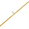 Crafted Glass Spinning Rod – 8’6″  Length, 2 Piece,  Gold Glass, Medium 12739
