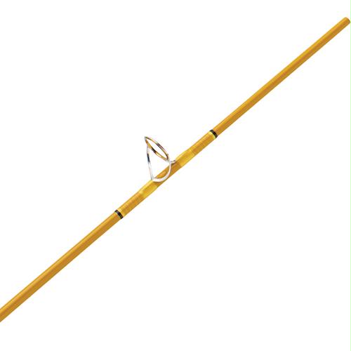 Crafted Glass Spinning Rod 8’6″ Length, 2 Piece, Gold Glass, Medium