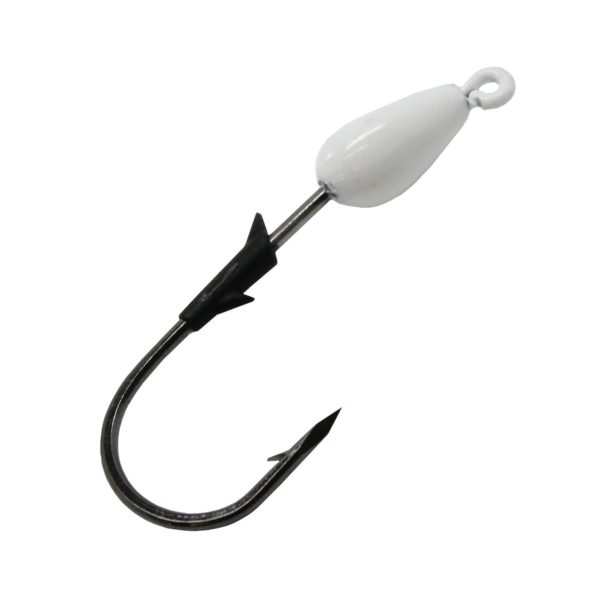 TroKar SwimBait Head - Size 1-4 oz, Black Chrome Hook, White TroKar SwimBait Head – Size 1-4 oz, Black Chrome Hook, White