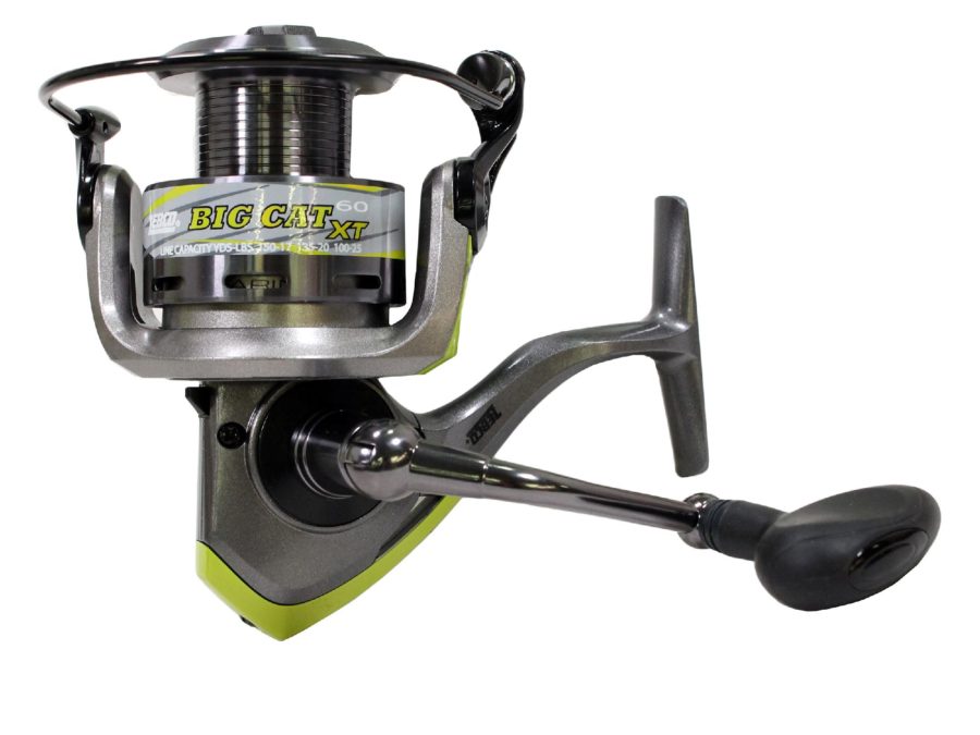 Big Cat XT Spinning Reel – Size 60, 4+1 Bearing, Graphite Body and Rotor